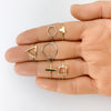 ANILLO HEXANIA GOLD