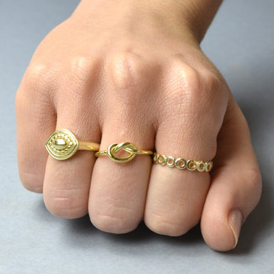 ANILLO KNOT GOLD