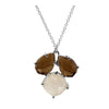 COLLAR MILAN CUARZO AHUMADO SILVER